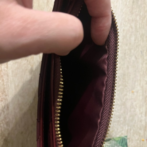 NWT Badgley Mischka Quilted Brown Wallet - Picture 4 of 4